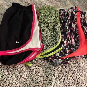 Nike Dri-Fit tempo shorts lot.  Women’s small